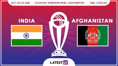 India vs Afghanistan, ICC Cricket World Cup 2019 Match Preview: IND Aim to Continue Winning Run Against AFG