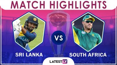 Sri Lanka vs South Africa Stat Highlights ICC CWC 2019: SA Registers 9-Wicket Victory Over SL