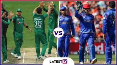 PAK vs AFG Head-to-Head Record: Ahead of ICC CWC 2019 Clash, Here Are Match Results of Last 5 Pakistan vs Afghanistan Encounters!