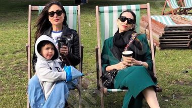 Kareena Kapoor Khan and Taimur Enjoy a Lazy Evening with Karisma Kapoor in London (View Pic)