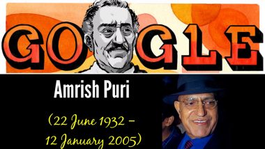 Amrish Puri 87th Birth Anniversary Google Doodle: Search Engine Remembers The Late Bollywood Actor With a Picture From DDLJ