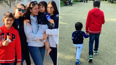 Kareena Kapoor Khan and Taimur are Busy Making Some Beautiful Memories with Karisma Kapoor, Samaira and Kiaan in London (View Pics)