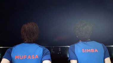 Shah Rukh Khan and Aryan Khan Get into The Lion King Mode to share Their excitement for IND vs PAK Match and Father's Day