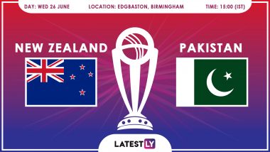 New Zealand vs Pakistan, ICC Cricket World Cup 2019 Match Preview: PAK Face Unbeaten NZ in Must-Win Clash at Edgbaston