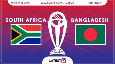 South Africa vs Bangladesh, ICC Cricket World Cup 2019 Match Preview: Bruised Proteas Look to Put Opening Defeat Behind