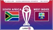 South Africa vs West Indies, ICC Cricket World Cup 2019 Match Preview: Proteas Face Uphill Task vs Windies at Hampshire Bowl