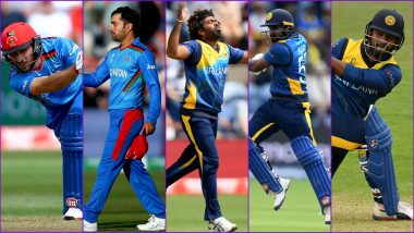 AFG vs SL, ICC Cricket World Cup Match 7, Key Players: Rashid Khan, Dimuth Karunaratne, Lasith Malinga and Other Cricketers to Watch Out for at Sophia Gardens