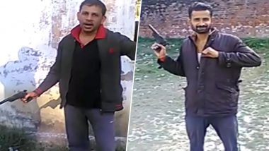 Unnao Jail Prisoners Caught on Camera Consuming Liquor, Brandishing Guns in Prison Premises; Watch Video