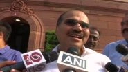 Congress' Adhir Ranjan Chowdhury Apologises For 'Nirbala' Jibe Against Nirmala Sitharaman in Lok Sabha
