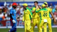 AFG vs AUS, ICC Cricket World Cup 2019: Afghanistan Fights Early Blows to Score 207, Sets Target of 208 For Australia
