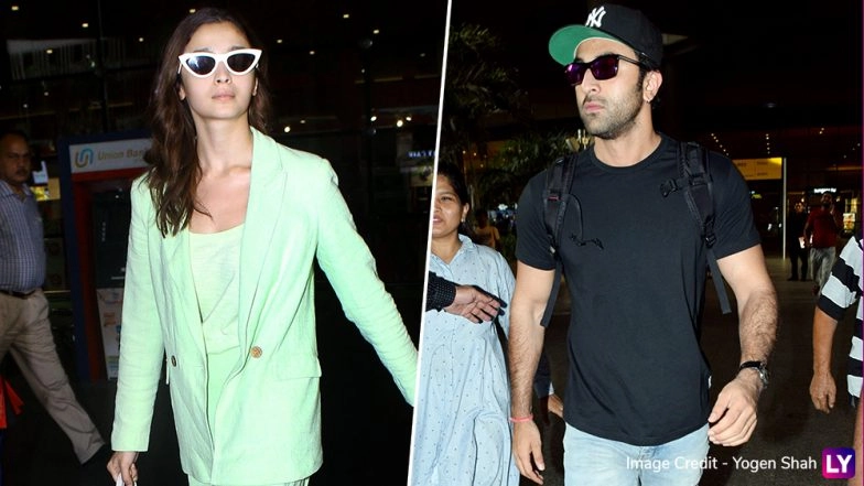 Ranbir Kapoor and Alia Bhatt Make a Stylish Comeback in Mumbai As They Return From Varanasi - View Pics and Video