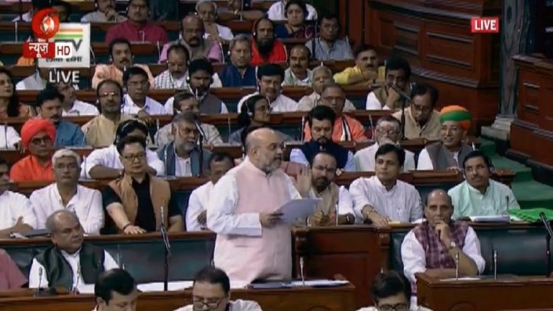 Article 370 Debate in Lok Sabha, Live News Updates: J&K Bifurcation Bill Passed