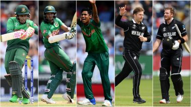 BAN vs NZ, ICC Cricket World Cup 2019 Match 9, Key Players: Mushfiqur Rahim, Lockie Ferguson and Other Cricketers to Watch Out for at The Oval