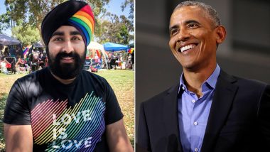 Happy Pride Month! Barack Obama Praises Sikh Neuroscientist Jiwandeep Kohli Whose Rainbow Turban From Pride March Went Viral