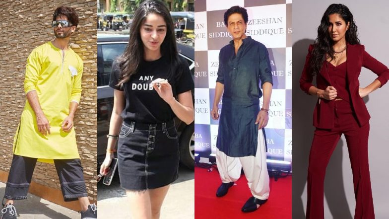 Best And Worst Dressed Over The Weekend: Check Out If Katrina Kaif, Shahid Kapoor, Ananya Pandey Did Well Or Horribly On Our Style Meter!