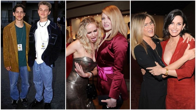 National Best Friends Day 2019: From Jennifer Aniston and Courtney Cox to Leonardo DiCaprio and Tobey Maguire, These Hollywood Stars are Pure BFF Goals
