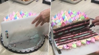 This Cake Cutting Hack Video is the Internet's Latest Favourite, Viral Clip Amazes Social Media Users