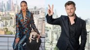 Chris Hemsworth And Tessa Thompson Tour To Russia For Men In Black: International Promotion With Frank The Pug (And He Is Super Cute)!