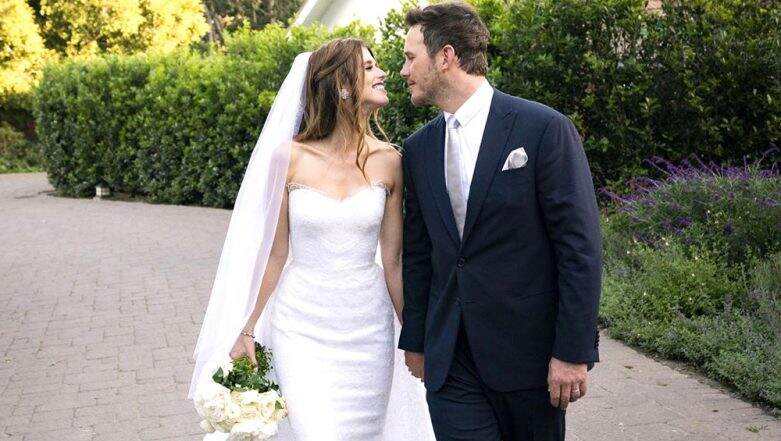 Chris Pratt and Katherine Schwarzenegger Share First Wedding Picture Chris Pratt and Katherine Schwarzenegger Share First Wedding Picture
