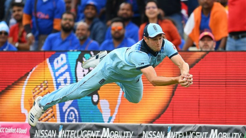 Chris Woakes Takes a Stunning Catch to Dismiss Rishabh Pant During IND vs ENG, ICC CWC 2019 Match, Watch Video