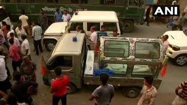 Protest Erupts in West Bengal as Security Forces Stop BJP Leaders from Taking Bodies of Workers to Party Office