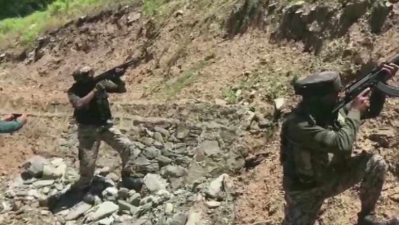 Jammu and Kashmir: Encounter Underway Between Security Forces and Terrorists in Pulwama District