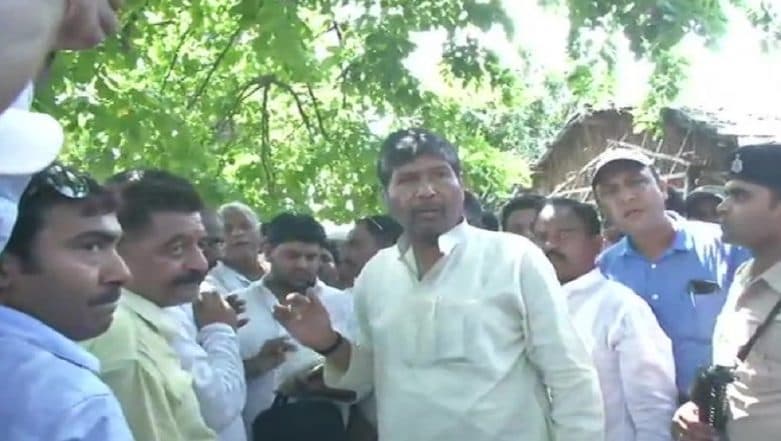 Encephalitis Outbreak in Bihar: Hajipur MP Pashupati Paras Visits Harivanshpur After 'Missing' Posters Target Ram Vilas Paswan Encephalitis Outbreak in Bihar: Hajipur MP Pashupati Paras Visits Harivanshpur After 'Missing' Posters Target Ram Vilas Paswan
