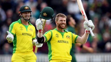 David Warner Makes a Young Fan’s Day by Giving Him His Player of the Match Award After Scoring a Comeback Century in AUS vs PAK CWC19 Game; Watch Video