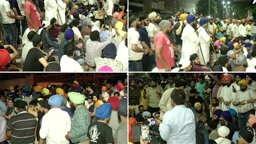 Delhi Tempo Driver Assault: Mukherjee Nagar Residents Express Their Ire, Protest Against Police Action