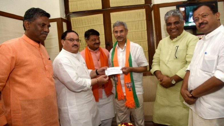 S Jaishankar, External Affairs Minister, Formally Joins BJP in Presence of Working President JP Nadda