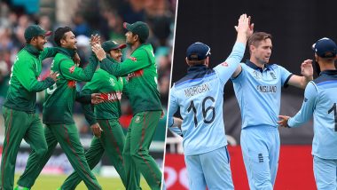 England vs Bangladesh ICC Cricket World Cup 2019 Weather Report: Check Out the Rain Forecast and Pitch Report of Sophia Gardens in Cardiff
