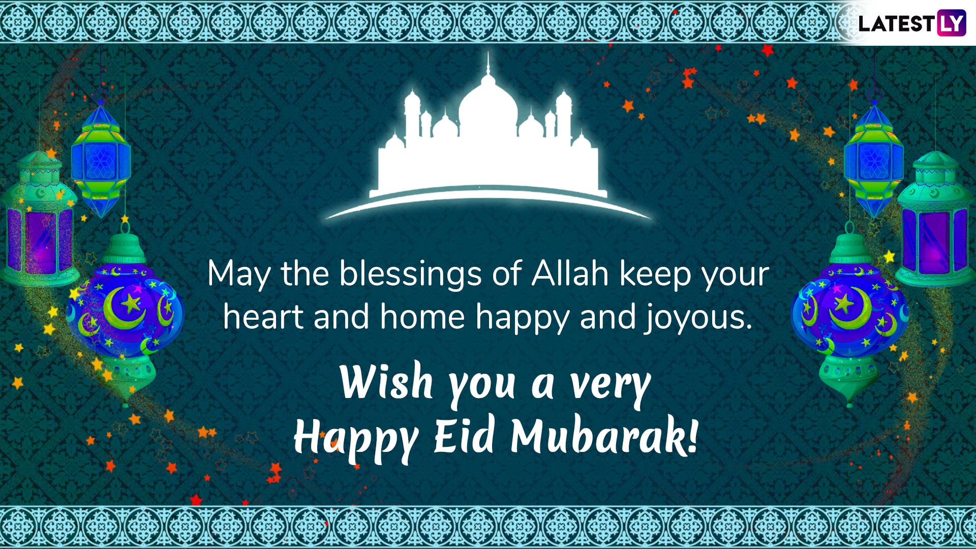 Eid Mubarak 2019 Greetings WhatsApp Stickers Eid al-Fitr 