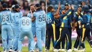 ENG vs SL Head-to-Head Record: Ahead of ICC CWC 2019 Clash, Here Are Match Results of Last 5 England vs Sri Lanka Encounters!