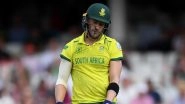 South Africa Captain Faf du Plessis Promises Proteas Fightback in Remaining WC Matches After Second Consecutive Loss in ICC CWC 2019