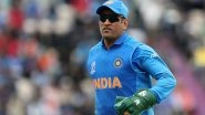 MS Dhoni Prohibited from Using Army Insignia on Gloves During Cricket World Cup 2019 by ICC