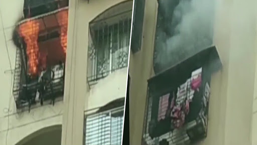 Mumbai: Fire Breaks Out at Jogeshwari's Minar Tower,  Fire Tenders Present