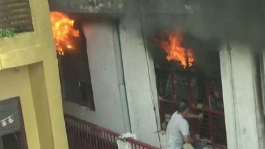 Fire Breaks Out in Sports Goods Factory in Meerut, Uttar Pradesh