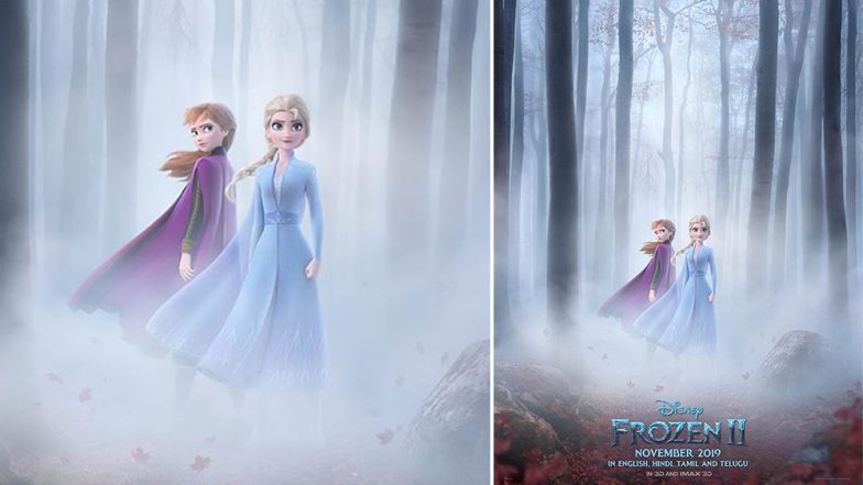 Frozen 2 Poster: Elsa and Anna are All Set for a Mysterious Adventure, the Film's New Trailer to Be Out Tomorrow