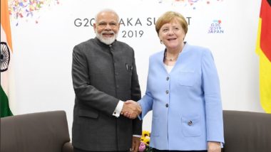 Angela Merkel Meets PM Narendra Modi at G20 Summit Sidelines, Gives Epic Reaction on Camera Amid Talks