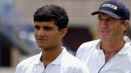 Sourav Ganguly Praises Ex-Team India Coach John Wright, Says &lsquo;He Was More of a Friend Than Coach&rsquo;