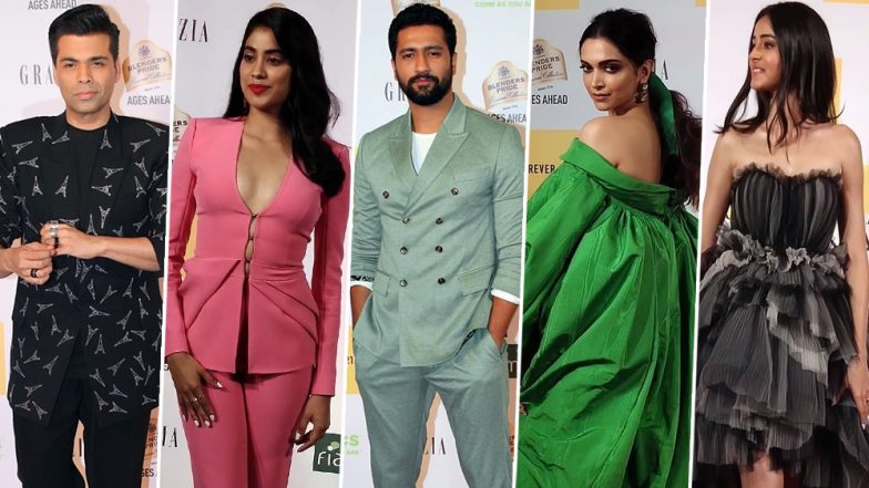 Grazia Millennial Awards 2019 Red Carpet Pics: Deepika Padukone, Vicky Kaushal, Ananya Panday and Other Bollywood Celebs Make Entrancing Appearances