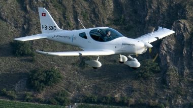 Electric Airplane 'H55' Takes Off in Switzerland