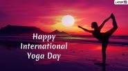 International Yoga Day 2019 Images & HD Wallpapers With Quotes for Free Download Online: Wish Happy Yoga Day With GIF Greetings & WhatsApp Stickers