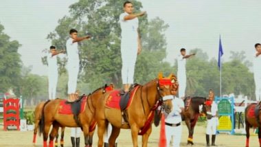 International Day of Yoga 2019: Army Jawans Perform Equestrian Yoga in UP’s Saharanpur
