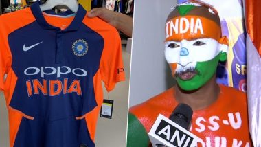Orange Team India Away Jersey for ICC Cricket World Cup 2019 Shared by Indian SuperFan Sudhir Kumar Chaudhary on Instagram! Is This the Real Kit?