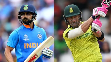 India Vs South Africa CWC19 Preview: Playing XI, Head to Head and Key Battles to Watch Out For