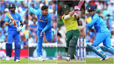 IND vs SA, ICC Cricket World Cup 2019 Match 8, Key Players: Virat Kohli, Faf du Plessis and Other Cricketers to Watch Out for in Southampton