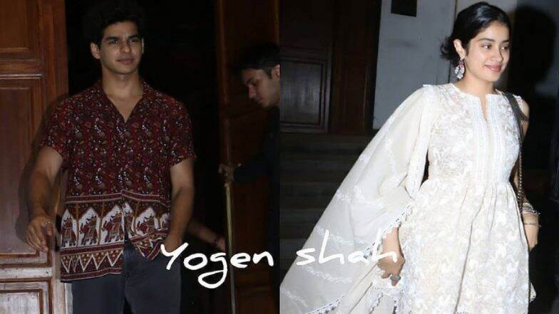 Ishaan Khatter and Janhvi Kapoor Leave Separately Post Their Dinner Date Is Paparazzi the Reason? Watch Videos