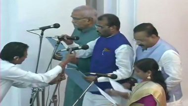Bihar Cabinet Expansion: Eight JD(U) Leaders Take Oath as Ministers in State Government, Nitish Kumar Leaves BJP Out