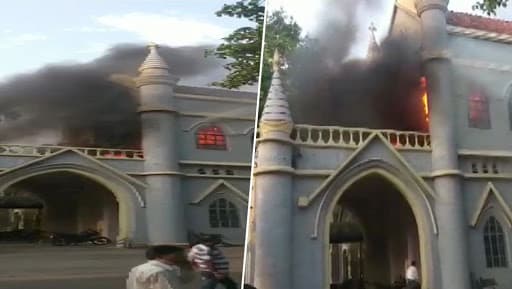 Jabalpur: Fire breaks Out At High Court, Fire Tenders Reach Spot Jabalpur: Fire breaks Out At High Court, Fire Tenders Reach Spot